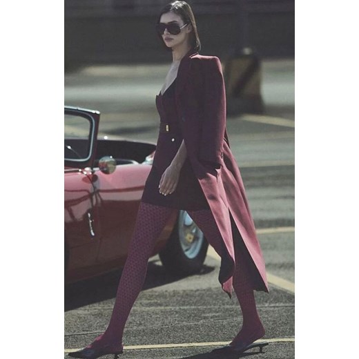 Żakardowe rajstopy w serca bordowe Cherie 60 DEN, Kolor bordowy, Rozmiar 3, Gabriella - id: 219747 - marki Gabriella - 187250899 Żakardowe rajstopy w serca bordowe Cherie 60 DEN, Kolor bordowy, Rozmiar 3, Gabriella ze sklepu Primodo w kategorii Rajstopy - zdjęcie 187250899