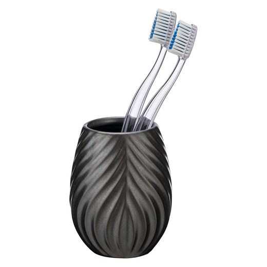 Wenko Kubki łazienkowe (2 szt.) &quot;Idro&quot; w kolorze antracytowym - wys. Wenko onesize wyprzedaż Limango Polska