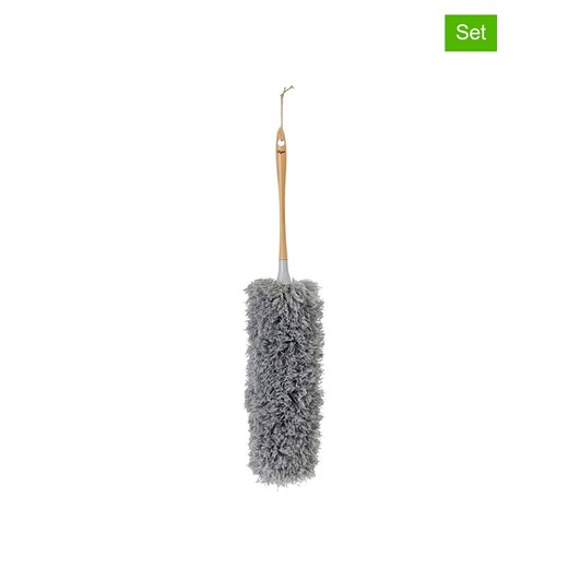 Vigar Miotełki do kurzu (2 szt.) w kolorze jasnobrązowo-szarym - wys. 59 x Ø 13 Vigar onesize wyprzedaż Limango Polska