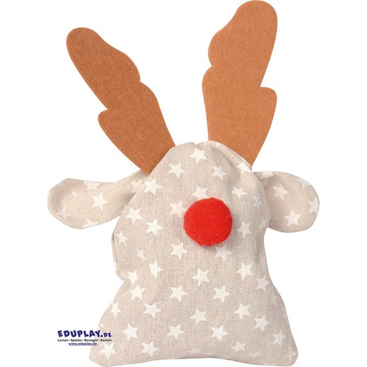 Eduplay Torba świąteczna "Reindeer" w kolorze beżowym - id: 17784381 - marki Eduplay - 187251426 Eduplay Torba świąteczna "Reindeer" w kolorze beżowym ze sklepu Limango Polska w kategorii Zabawki - zdjęcie 187251426