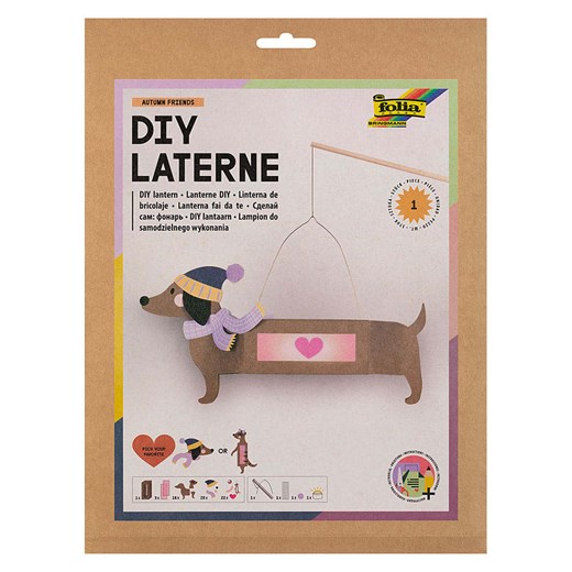 folia PAPER Zestaw w kolorze jasnobrązowym do wykonania lampionu - 5+ Folia Paper onesize wyprzedaż Limango Polska