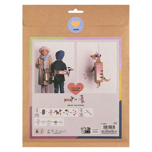 folia PAPER Zestaw w kolorze jasnobrązowym do wykonania lampionu - 5+ Folia Paper onesize promocyjna cena Limango Polska