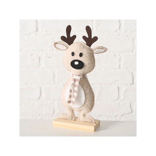 Boltze Figurka dekoracyjna "Mailo" w kolorze kremowo-brązowym - wys. 28 cm - id: 17801795 - marki Boltze - 187251495 Boltze Figurka dekoracyjna "Mailo" w kolorze kremowo-brązowym - wys. 28 cm ze sklepu Limango Polska w kategorii Dekoracje - zdjęcie 187251495
