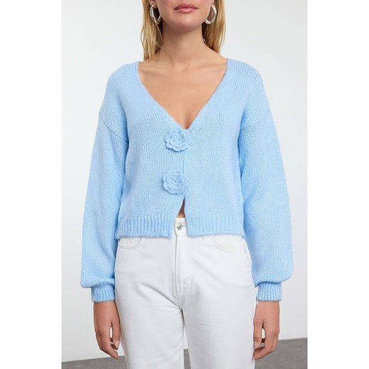 trendyol Kardigan w kolorze błękitnym Trendyol M promocyjna cena Limango Polska