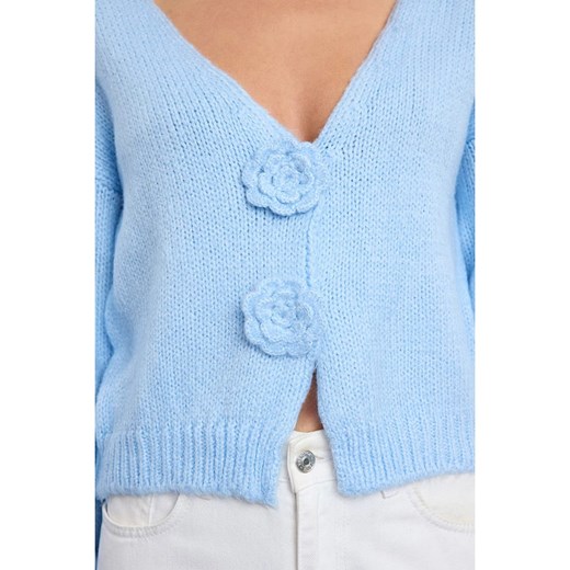 trendyol Kardigan w kolorze błękitnym Trendyol M wyprzedaż Limango Polska