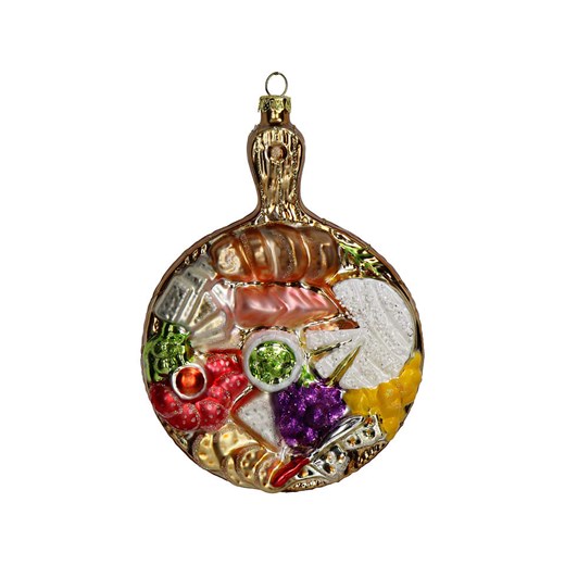 Kersten Ozdoba choinkowa "Cold Cuts Plate" ze wzorem - wys. 14,5 cm - id: 17896613 - marki Kersten - 187252339 Kersten Ozdoba choinkowa "Cold Cuts Plate" ze wzorem - wys. 14,5 cm ze sklepu Limango Polska w kategorii Dekoracje bożonarodzeniowe - zdjęcie 187252339