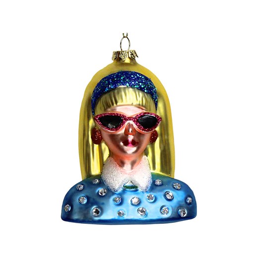 Kersten Ozdoba choinkowa "Fashion Lady" w kolorze złoto-niebieskim - wys. 11,4 cm - id: 17896636 - marki Kersten - 187252355 Kersten Ozdoba choinkowa "Fashion Lady" w kolorze złoto-niebieskim - wys. 11,4 cm ze sklepu Limango Polska w kategorii Dekoracje bożonarodzeniowe - zdjęcie 187252355