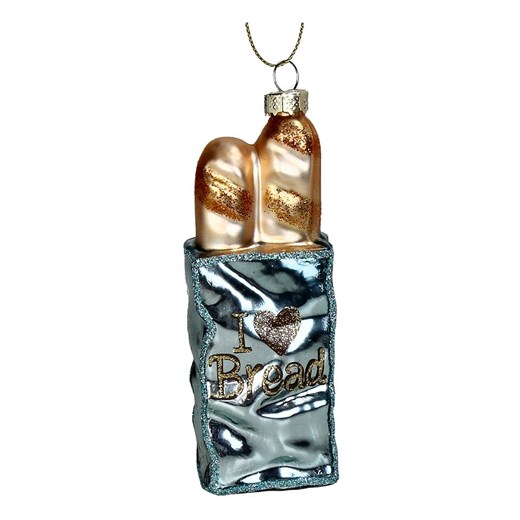 Kersten Ozdoba choinkowa "I Love Bread" w kolorze turkusowym - wys. 11,4 cm - id: 17896687 - marki Kersten - 187252389 Kersten Ozdoba choinkowa "I Love Bread" w kolorze turkusowym - wys. 11,4 cm ze sklepu Limango Polska w kategorii Dekoracje bożonarodzeniowe - zdjęcie 187252389