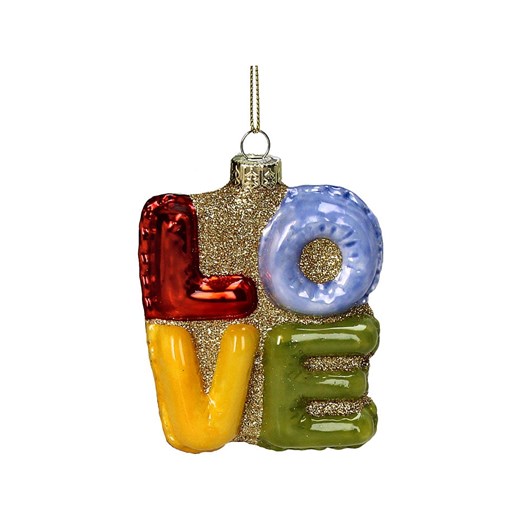 Kersten Ozdoba choinkowa "Love" ze wzorem - wys. 8,9 cm - id: 17896716 - marki Kersten - 187252449 Kersten Ozdoba choinkowa "Love" ze wzorem - wys. 8,9 cm ze sklepu Limango Polska w kategorii Dekoracje bożonarodzeniowe - zdjęcie 187252449