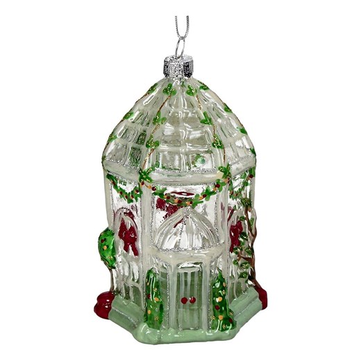 Kersten Ozdoba choinkowa "Round Greenhouse" w kolorze zielono-białym - wys. 12 cm - id: 17896749 - marki Kersten - 187252506 Kersten Ozdoba choinkowa "Round Greenhouse" w kolorze zielono-białym - wys. 12 cm ze sklepu Limango Polska w kategorii Dekoracje bożonarodzeniowe - zdjęcie 187252506