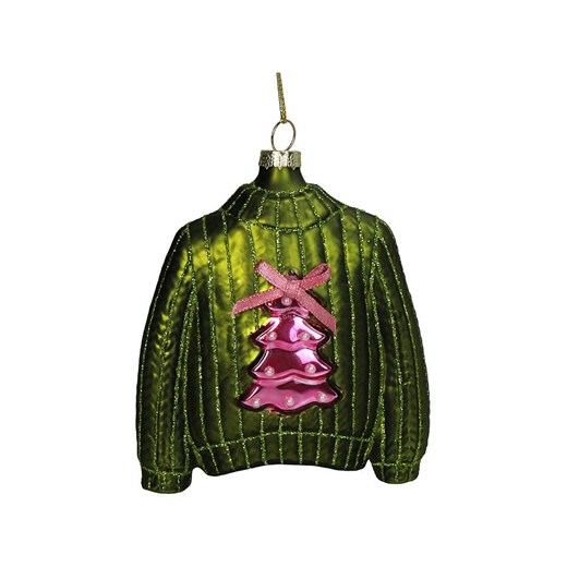 Kersten Ozdoba choinkowa "Christmas Jumper" w kolorze zielonym - wys. 11,4 cm - id: 17896770 - marki Kersten - 187252556 Kersten Ozdoba choinkowa "Christmas Jumper" w kolorze zielonym - wys. 11,4 cm ze sklepu Limango Polska w kategorii Dekoracje bożonarodzeniowe - zdjęcie 187252556