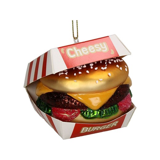 Kersten Ozdoba choinkowa "Cheesy Burger" ze wzorem - wys. 7,6 cm - id: 17896771 - marki Kersten - 187252559 Kersten Ozdoba choinkowa "Cheesy Burger" ze wzorem - wys. 7,6 cm ze sklepu Limango Polska w kategorii Dekoracje bożonarodzeniowe - zdjęcie 187252559