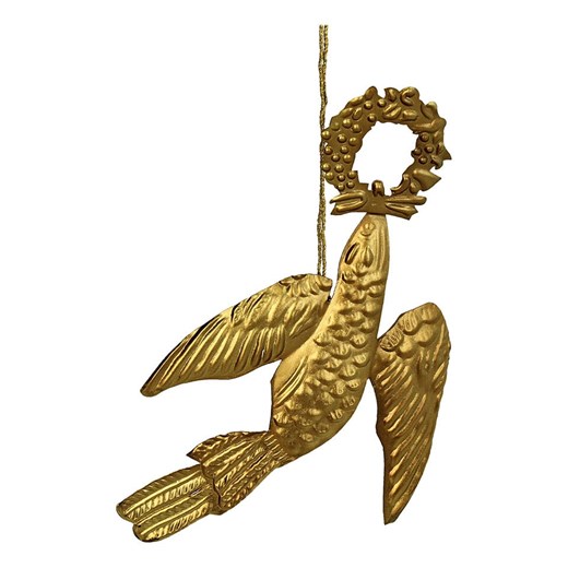 Kersten Ozdoba choinkowa &quot;Hanging Bird&quot; w kolorze złotym - wys. 21 cm ze sklepu Limango Polska w kategorii Dekoracje bożonarodzeniowe - zdjęcie 187252575