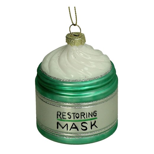 Kersten Ozdoba choinkowa &quot;Restoring Mask&quot; w kolorze zielonym - wys. 8 cm ze sklepu Limango Polska w kategorii Dekoracje bożonarodzeniowe - zdjęcie 187252579