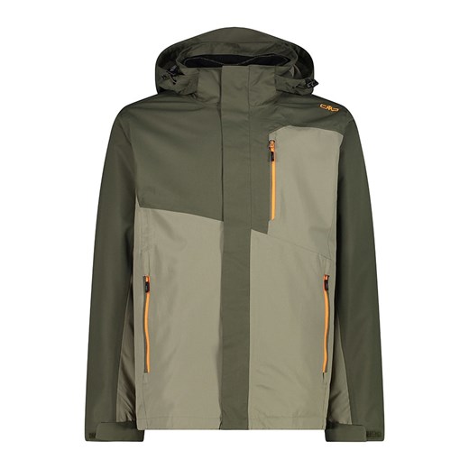 CMP Kurtka funkcyjna 3w1 w kolorze oliwkowo-beżowym - id: 17913460 - marki CMP - 187252849 CMP Kurtka funkcyjna 3w1 w kolorze oliwkowo-beżowym ze sklepu Limango Polska w kategorii Kurtki męskie - zdjęcie 187252849