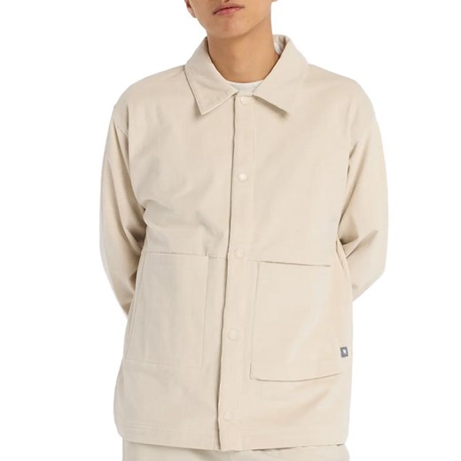 Koszula męska New Balance MT53524TWF - beżowa ze sklepu streetstyle24.pl w kategorii Koszule męskie - zdjęcie 187253539