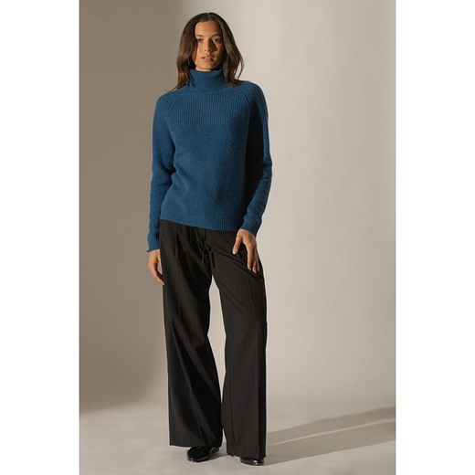 Perfect Cashmere Kaszmirowy golf &quot;Maneses&quot; w kolorze niebieskim Perfect Cashmere M okazyjna cena Limango Polska