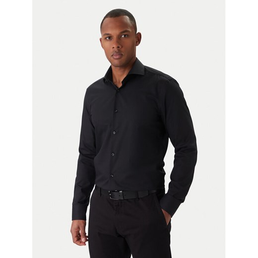 BOSS Koszula H-Hank 50550925 Czarny Slim Fit - id: 0000305596765 - marki BOSS HUGO BOSS - 187256645 BOSS Koszula H-Hank 50550925 Czarny Slim Fit ze sklepu MODIVO w kategorii Koszule męskie - zdjęcie 187256645