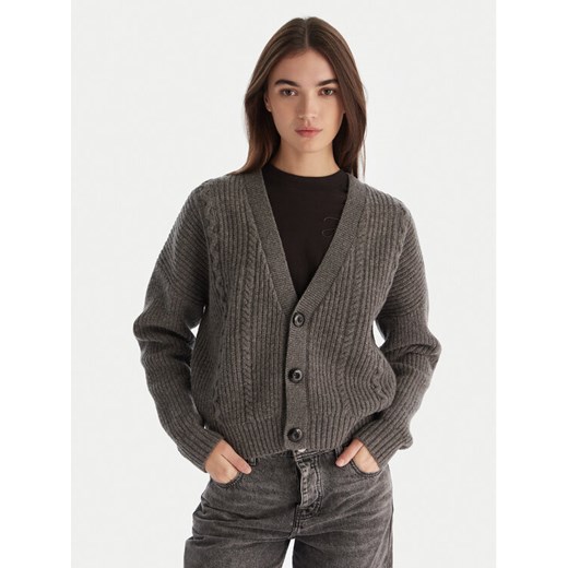 G-Star Raw Kardigan Cable D27729-D770 Szary Relaxed Fit - id: 0000305709844 - marki G-Star Raw - 187256667 G-Star Raw Kardigan Cable D27729-D770 Szary Relaxed Fit ze sklepu MODIVO w kategorii Swetry damskie - zdjęcie 187256667