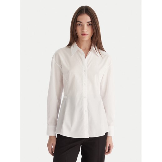 HUGO Koszula Etnaa 50548428 Biały Regular Fit ze sklepu MODIVO w kategorii Koszule damskie - zdjęcie 187256718