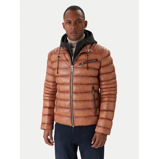 Milestone Kurtka skórzana Ms Apollo 531068 60510 Miedziany Regular Fit - id: 0000305599407 - marki Milestone - 187256739 Milestone Kurtka skórzana Ms Apollo 531068 60510 Miedziany Regular Fit ze sklepu MODIVO w kategorii Kurtki męskie - zdjęcie 187256739