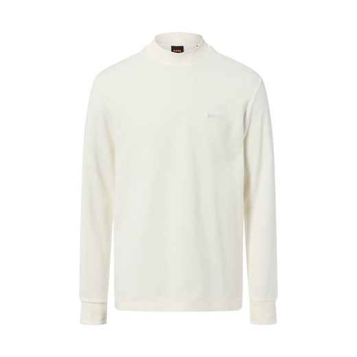 BOSS Orange Bluza męska - Odkrywca Mężczyźni Bawełna écru jednolity - id: 783191-0001-09900 - marki BOSS HUGO BOSS - 187257458 BOSS Orange Bluza męska - Odkrywca Mężczyźni Bawełna écru jednolity ze sklepu vangraaf w kategorii Bluzy męskie - zdjęcie 187257458