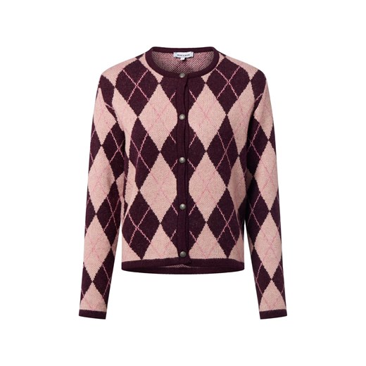 More & More Kardigan damski z zawartością wełny Kobiety brudny róż wzorzysty More & More 40 vangraaf