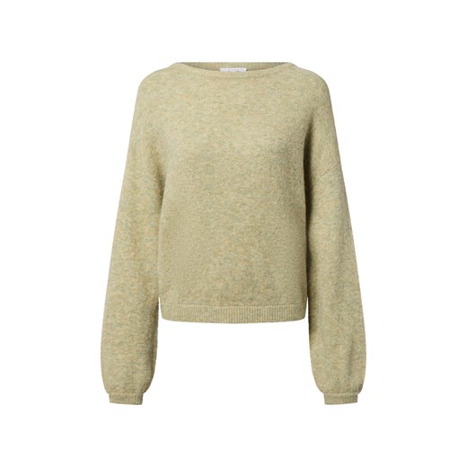 Opus Damski sweter z dzianiny z wełną i moherem - Pemine Kobiety Sztuczne włókno seledynowy marmurkowy - id: 797713-0002-00360 - marki Opus - 187257479 Opus Damski sweter z dzianiny z wełną i moherem - Pemine Kobiety Sztuczne włókno seledynowy marmurkowy ze sklepu vangraaf w kategorii Swetry damskie - zdjęcie 187257479