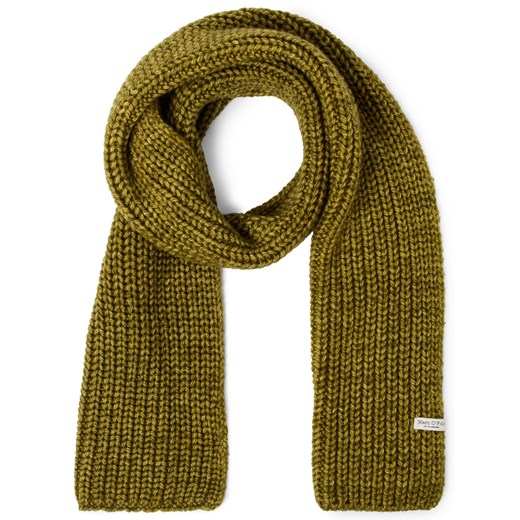 Marc O'Polo Damski szalik z dzianiny wykonany z wełny dziewiczej Kobiety dzianina grubo tkana groszkowy marmurkowy - id: 781373-0001-00000 - marki Marc O'Polo - 187257489 Marc O'Polo Damski szalik z dzianiny wykonany z wełny dziewiczej Kobiety dzianina grubo tkana groszkowy marmurkowy ze sklepu vangraaf w kategorii Szaliki i chusty damskie - zdjęcie 187257489