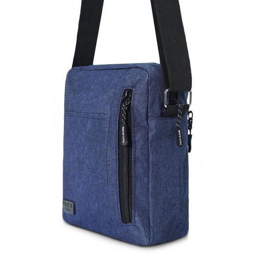 Męska, Materiałowa Torebka, Saszetka, Listonoszka - Pako Jeans - Granat TBAPJNS72GRANAT - id: 24275 - marki Pako Jeans - 187257518 Męska, Materiałowa Torebka, Saszetka, Listonoszka - Pako Jeans - Granat TBAPJNS72GRANAT ze sklepu JegoSzafa.pl w kategorii Torby męskie - zdjęcie 187257518