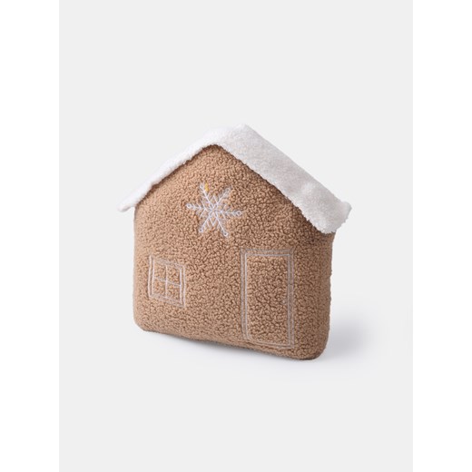 Sinsay - Poduszka dekoracyjna w kształcie chatki z piernika - wielobarwny Sinsay One Size Sinsay