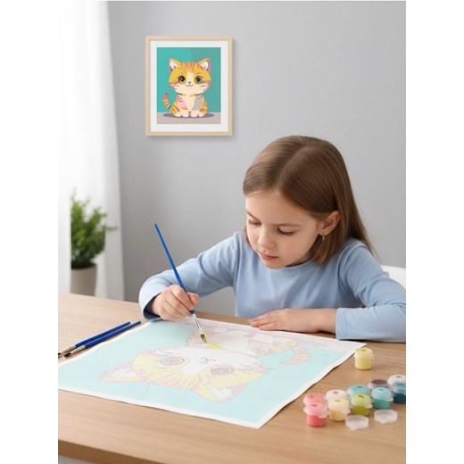 Sinsay - Zestaw do malowania po numerach - wielobarwny ze sklepu Sinsay w kategorii Zabawki - zdjęcie 187259058