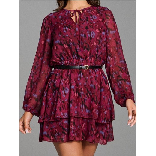 Sinsay - Sukienka szmizjerka z paskiem - wielobarwny ze sklepu Sinsay w kategorii Sukienki - zdjęcie 187259146