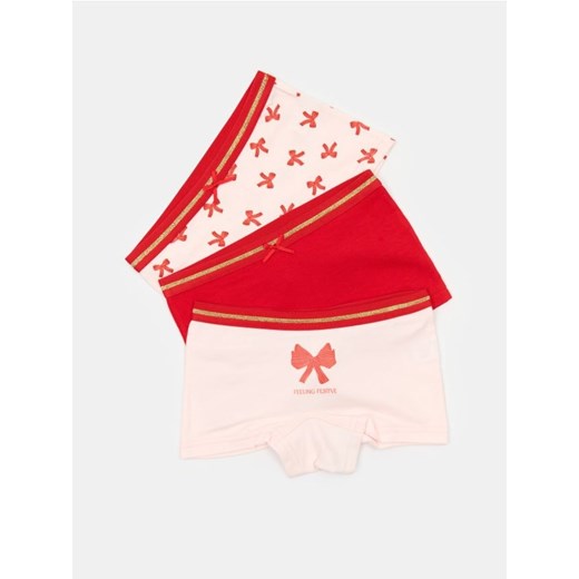 Sinsay - Majtki z motywem świąteczym 3 pack - wielobarwny - id: 910FZ-MLC - marki Sinsay - 187259175 Sinsay - Majtki z motywem świąteczym 3 pack - wielobarwny ze sklepu Sinsay w kategorii Majtki dziecięce - zdjęcie 187259175