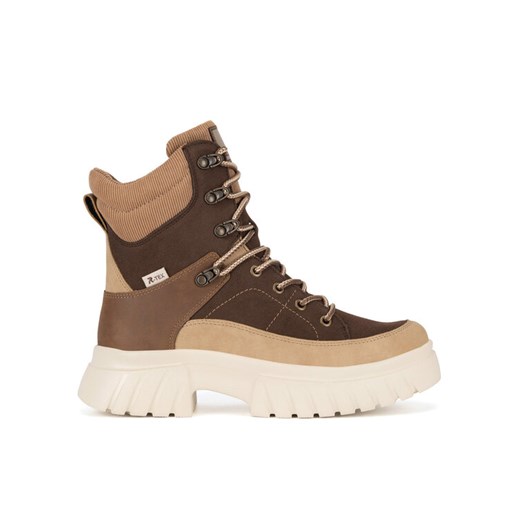 Trzewiki Rieker Revolution Lifestyle W1871-25 Brązowy ze sklepu eobuwie.pl w kategorii Botki - zdjęcie 187259338