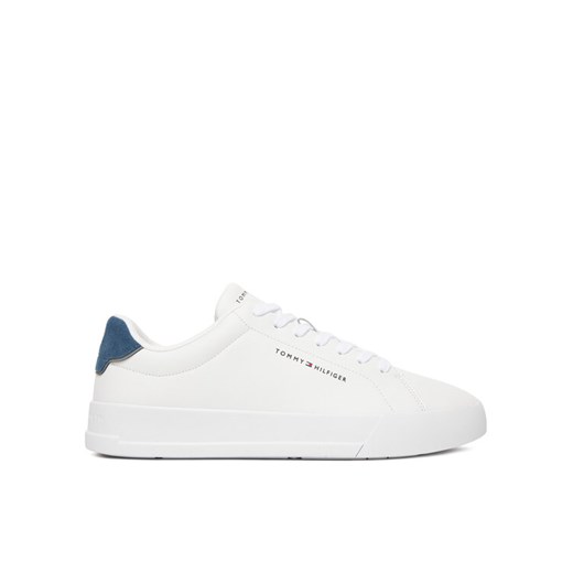 Sneakersy Tommy Hilfiger Th Court Lth Detail Ess FM0FM05367 Biały ze sklepu eobuwie.pl w kategorii Buty sportowe męskie - zdjęcie 187259365