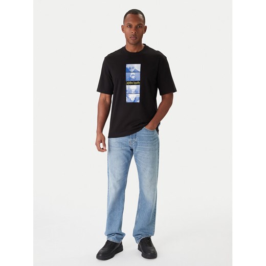 HUGO T-Shirt Nuley JJK 50554841 Czarny Relaxed Fit - id: 0000305676412 - marki Hugo Boss - 187259985 HUGO T-Shirt Nuley JJK 50554841 Czarny Relaxed Fit ze sklepu MODIVO w kategorii T-shirty męskie - zdjęcie 187259985