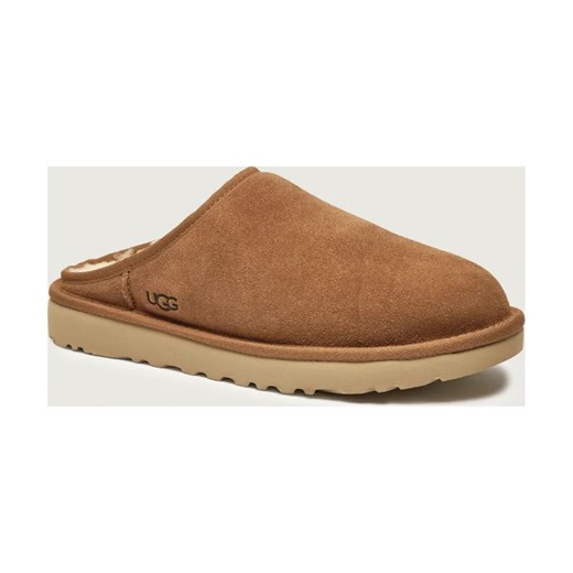 UGG Ocieplane mule CLASSIC | z dodatkiem wełny | zamsz ze sklepu Gomez Fashion Store w kategorii Kapcie męskie - zdjęcie 187260706