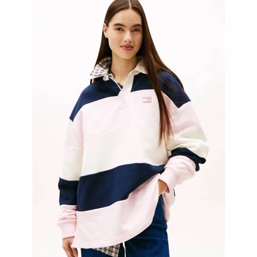 Tommy Jeans Polo | Oversize fit - id: TM261W000038F11 - marki Tommy Jeans - 187260837 Tommy Jeans Polo | Oversize fit ze sklepu Gomez Fashion Store w kategorii Bluzki damskie - zdjęcie 187260837