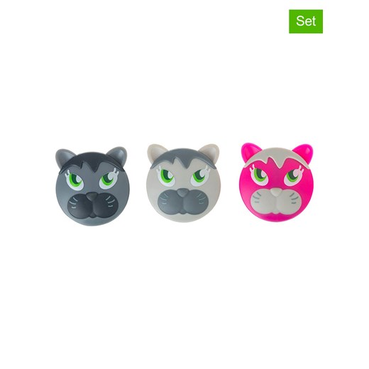 Vigar Klamry (3 szt.) "Felix" w kolorze szaro-różowym - 5 x 6 cm - id: 17540599 - marki Vigar - 187262067 Vigar Klamry (3 szt.) "Felix" w kolorze szaro-różowym - 5 x 6 cm ze sklepu Limango Polska w kategorii Akcesoria kuchenne - zdjęcie 187262067