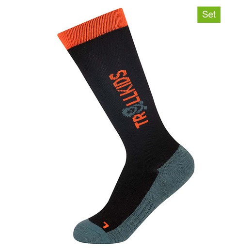 Trollkids Skarpety narciarskie (2 pary) "Kids Ski" w kolorze czarnym - id: 17718584 - marki Trollkids - 187262217 Trollkids Skarpety narciarskie (2 pary) "Kids Ski" w kolorze czarnym ze sklepu Limango Polska w kategorii Skarpetki dziecięce - zdjęcie 187262217