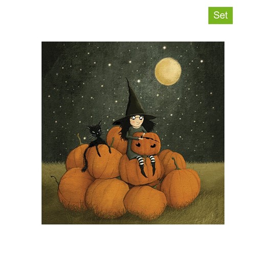 ppd Serwetki (40 szt.) "Pumpkin Carving" w kolorze czarno-pomarańczowym - id: 17823802 - marki Ppd - 187262466 ppd Serwetki (40 szt.) "Pumpkin Carving" w kolorze czarno-pomarańczowym ze sklepu Limango Polska w kategorii Akcesoria kuchenne - zdjęcie 187262466