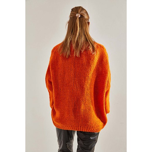 Bianco Lucci Kardigan w kolorze pomarańczowym Bianco Lucci onesize Limango Polska okazja