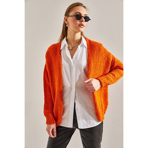 Bianco Lucci Kardigan w kolorze pomarańczowym Bianco Lucci onesize promocja Limango Polska
