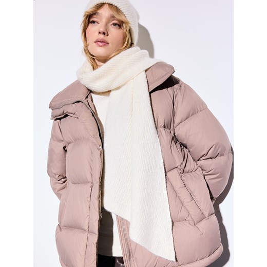 Mohito - Komin z wełną alpaki - biały Mohito ONE SIZE Mohito