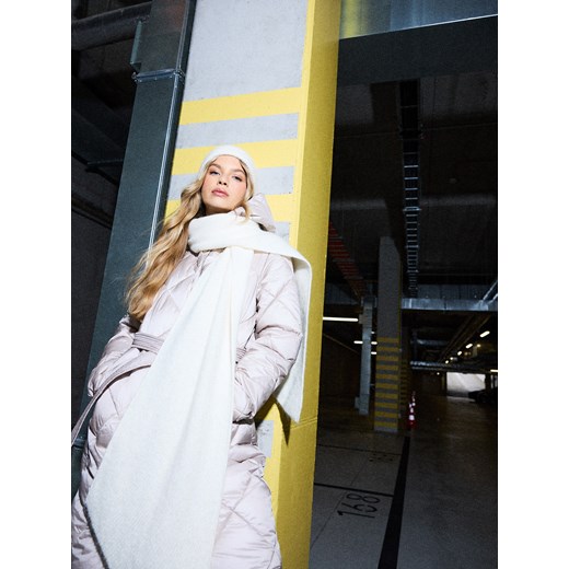 Mohito - Komin z wełną alpaki - biały Mohito ONE SIZE Mohito