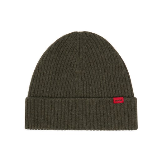 Czapka Hugo Xola 50524570 Zielony ze sklepu eobuwie.pl w kategorii Czapki zimowe męskie - zdjęcie 187263406