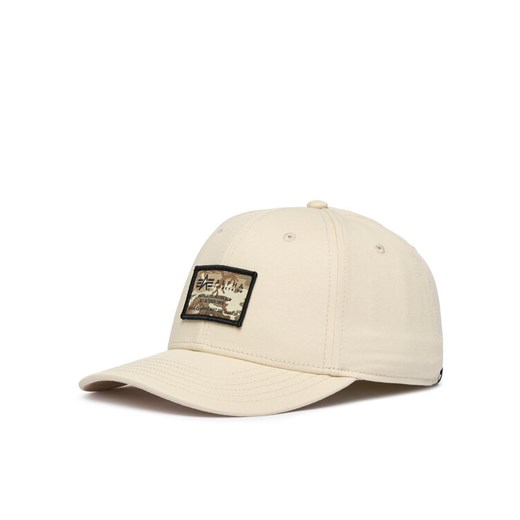 Czapka z daszkiem Alpha Industries Crew Camo 156903 Écru ze sklepu eobuwie.pl w kategorii Czapki z daszkiem męskie - zdjęcie 187263458