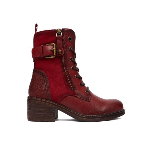 Trzewiki Beverly Hills Polo Club EO-WS12630-01 Czerwony - id: 5906751538975 - marki BEVERLY HILLS POLO CLUB - 187263479 Trzewiki Beverly Hills Polo Club EO-WS12630-01 Czerwony ze sklepu eobuwie.pl w kategorii Botki - zdjęcie 187263479