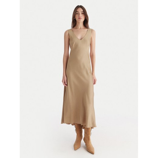 ViCOLO Sukienka koktajlowa TF0247 Beżowy Regular Fit - id: 0000305920232 - marki Vicolo - 187263997 ViCOLO Sukienka koktajlowa TF0247 Beżowy Regular Fit ze sklepu MODIVO w kategorii Sukienki - zdjęcie 187263997
